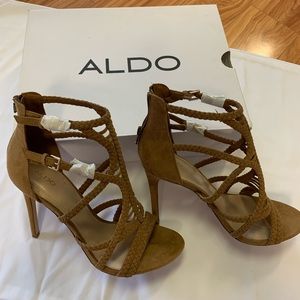 Sinfony Braid Strap Heeled Sandals